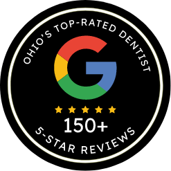 150+ google reviews seal